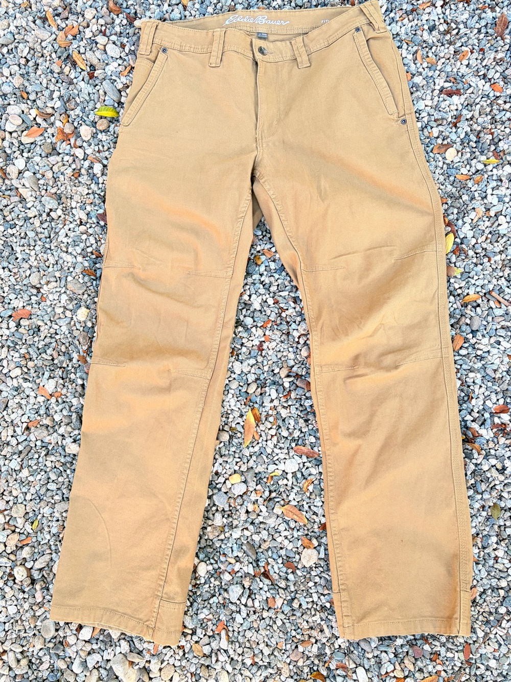 Eddie Bauer Men's Khaki Cargo Painter Pants